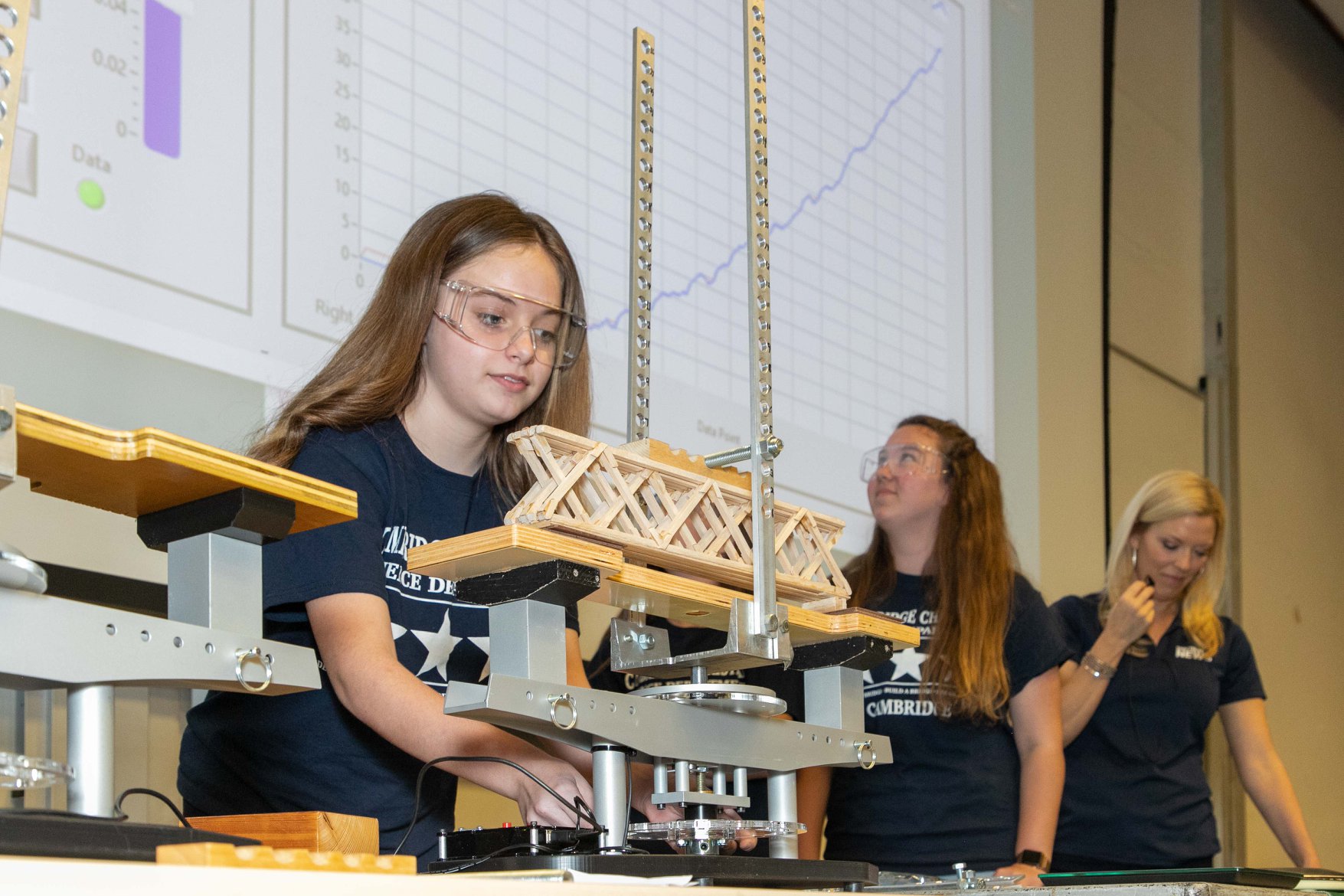 42 Teams Competed in the USF-Selmon Balsa Bridge Design Competition