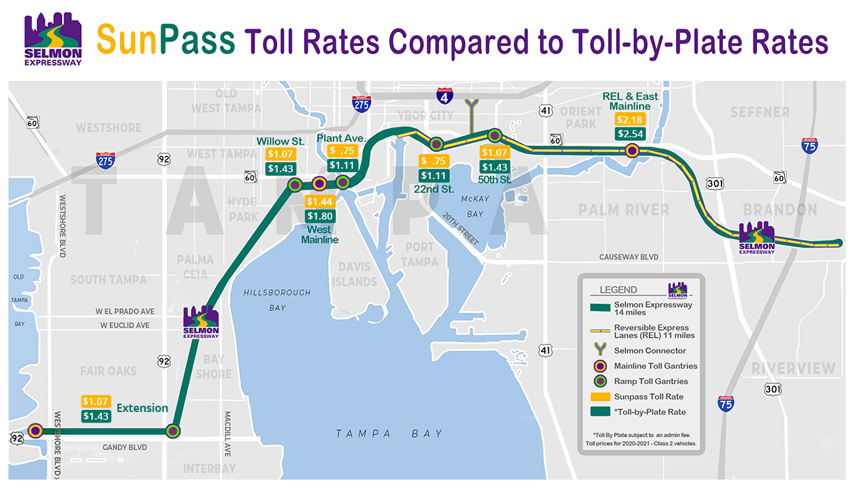 Toll Map July 2026